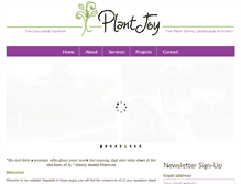 Tablet Screenshot of plantjoytoday.com